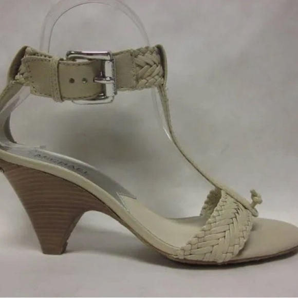 MICHAEL KORS Juniper t-strap woven leather heels - Picture 4 of 10